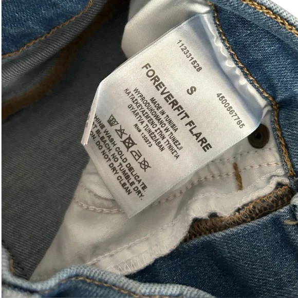 Lee Foreverfit Flares High Waist Jeans | Blue | Size Small - Picture 6 of 7